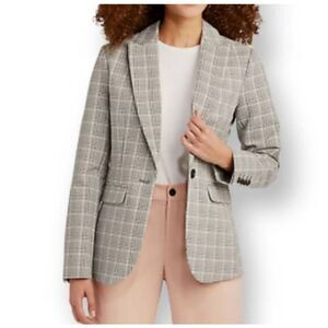 A NEW DAY WHITE & GRAY BLAZER SZ.6 EUC.